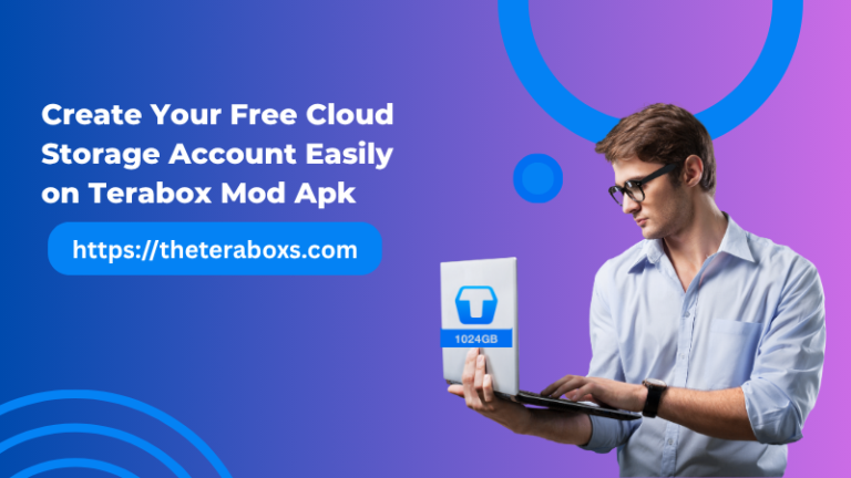 Create your terabox account easily in 2025 image in shown.
